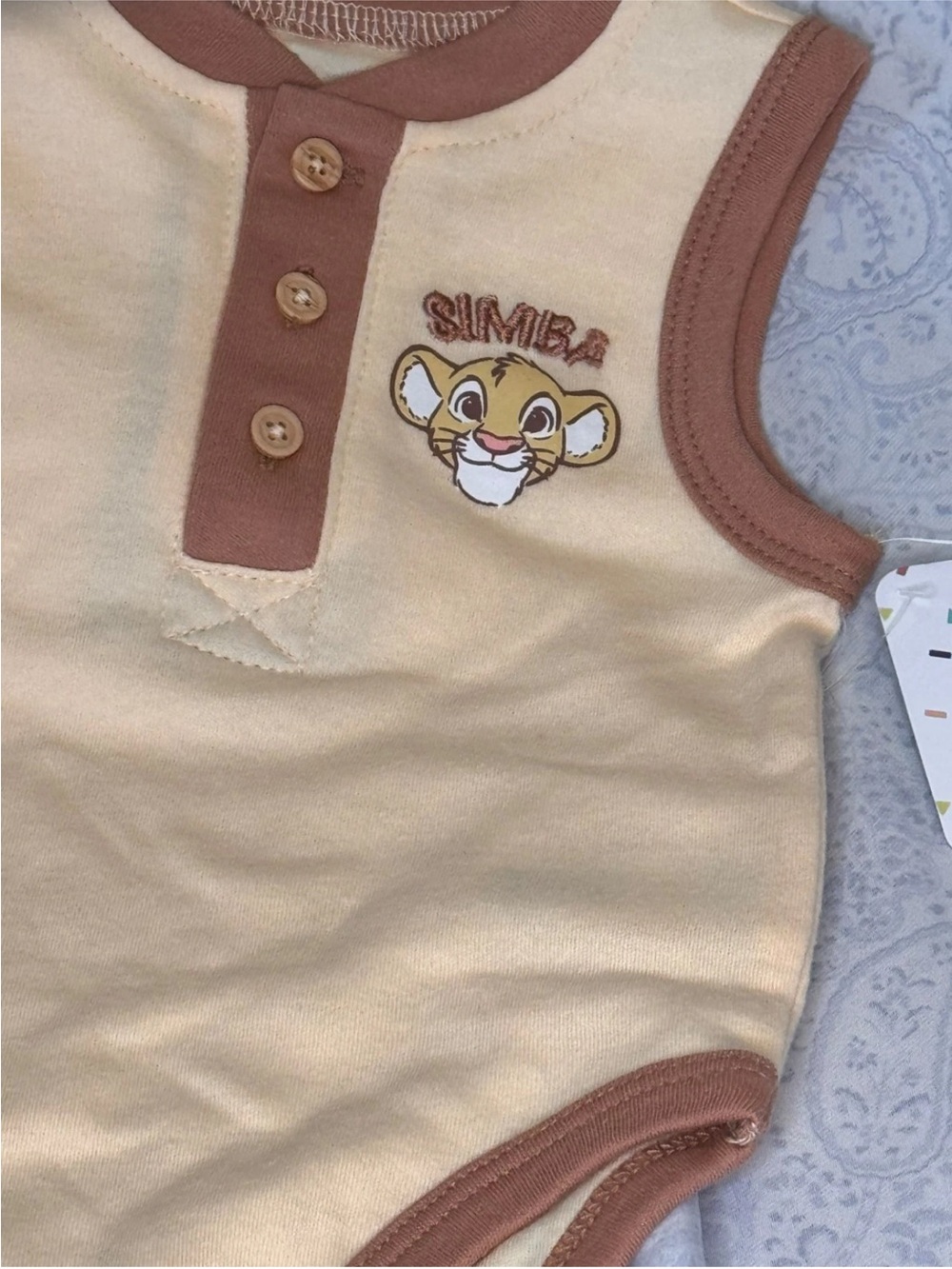 Disney Simba Lion King 3 Piece Sleeveless Infant Set - Picture 6 of 6
